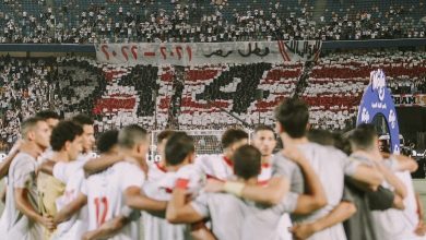 الزمالك يحتفل بفوزه بالدوري بعد التعادل مع الاتحاد السكندري