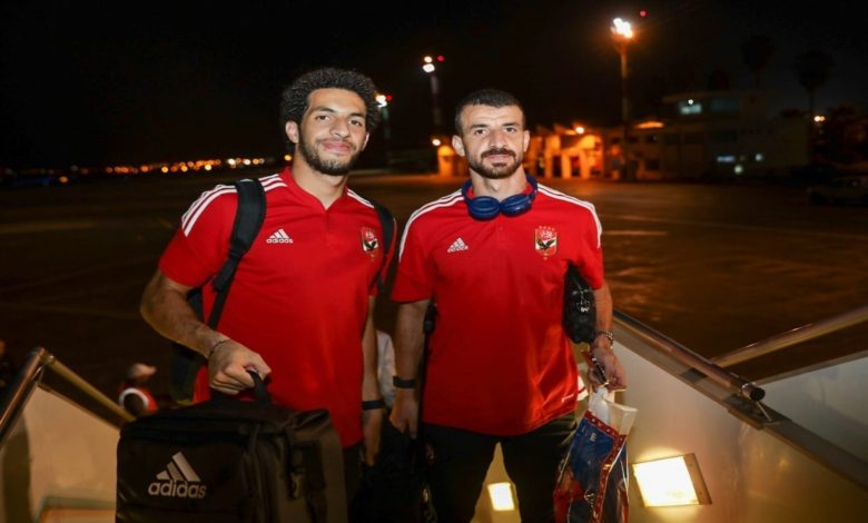 بعثة الأهلي في طريق العودة لمصر من تونس