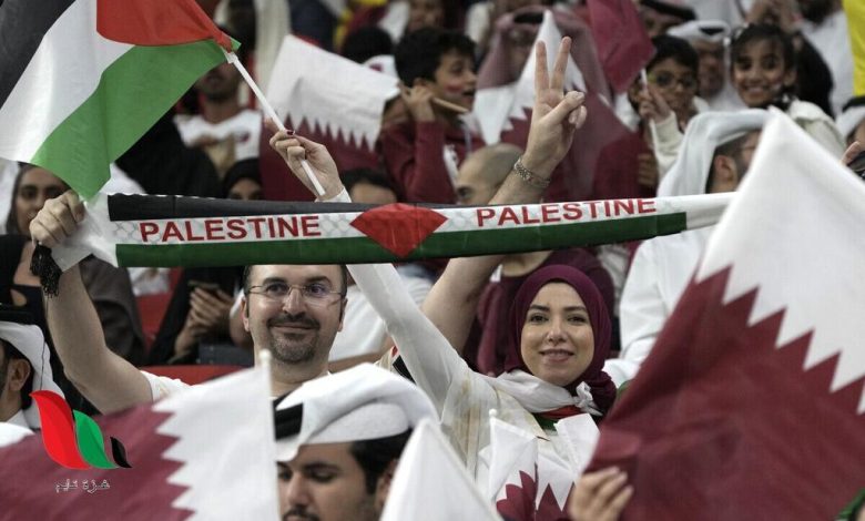 بالفيديو.. جماهير قطر تهتف: «بالروح بالدم نفديك يا فلسطين» خلال مباراة العنابي وهولندا
