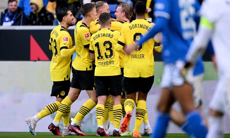 بوروسيا دورتموند يفك شفرة هوفنهايم 1-0 ويتصدر الدوري الألماني مؤقتًا
