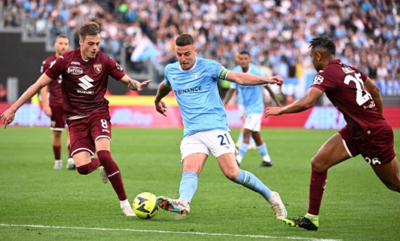 لاتسيو يسقط على أرضه أمام تورينو 1-0 في الدوري الإيطالي