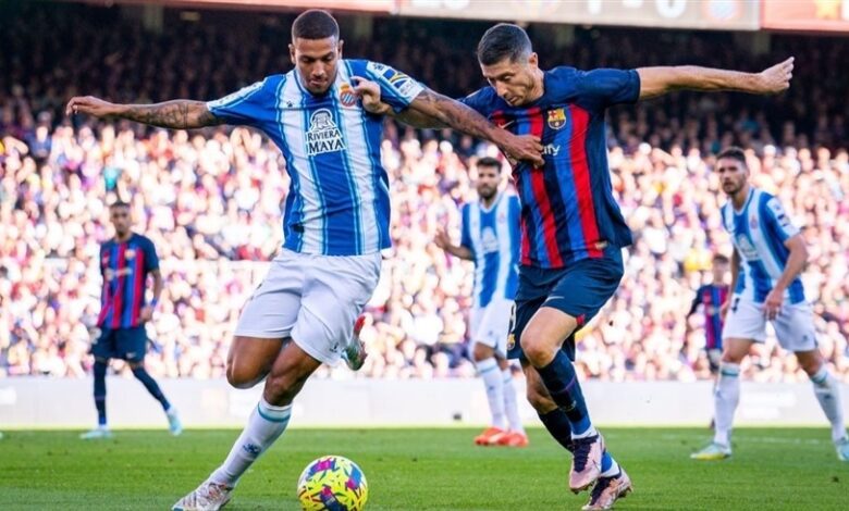 مشاهدة مباراة برشلونة وإسبانيول في الدوري الإسباني - بث مباشر