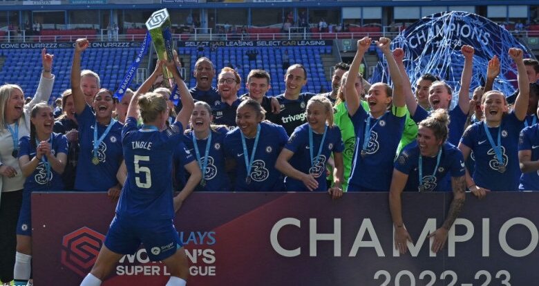 سيدات تشيلسي يفزن بلقب الدوري الإنجليزي