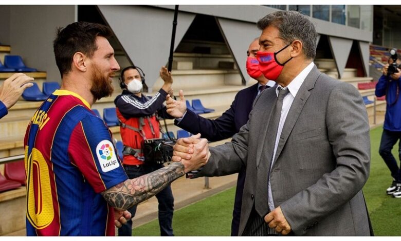 لابورتا: ميسي أفضل لاعب شاهدته عيني.. مزيج من كرويف ومارادونا