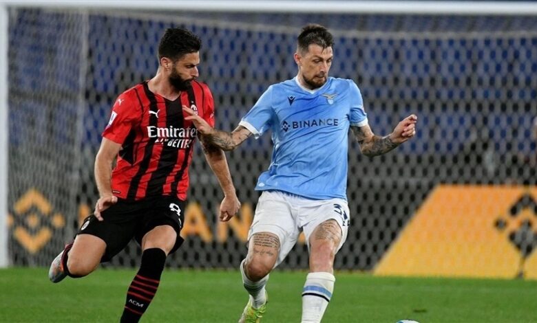 مشاهدة مباراة ميلان ولاتسيو في الدوري الإيطالي - بث مباشر