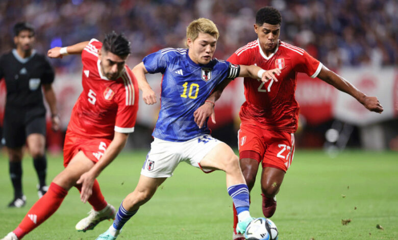 اليابان تكتسح بيرو 4-1 وديا