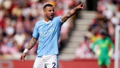 آلام الظهر تبعد كايل ووكر عن استعدادات مانشستر سيتي لمواجهة الإنتر