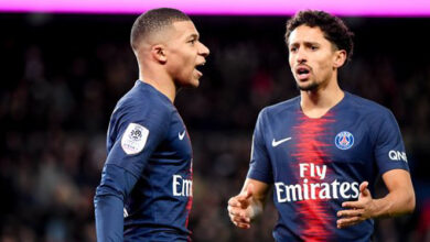 ماركينيوس يصف مبابي بالعبقري ويتمنى بقاءه في باريس سان جيرمان