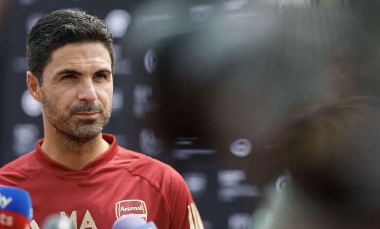 نجل أرتيتا يظهر في تدريبات أرسنال بالولايات المتحدة