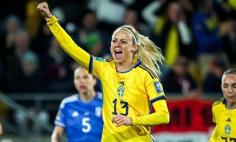 السويد تكتسح إيطاليا بخماسية نظيفة في مونديال السيدات