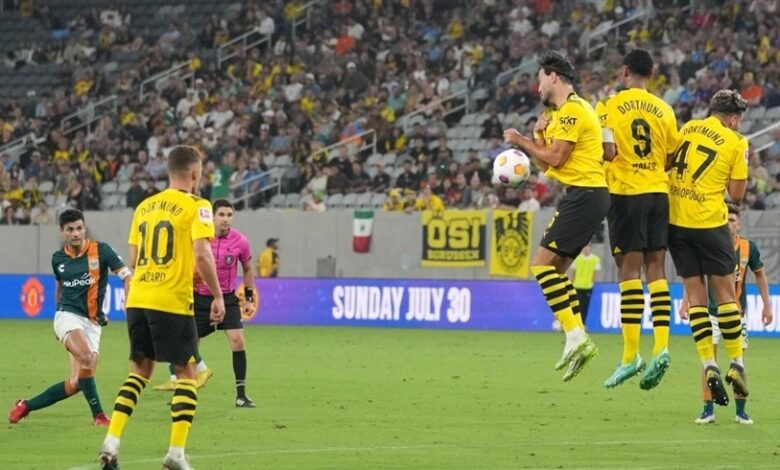 بوروسيا دورتموند يكتسح سان دييجو 6-0 في استعدادا للموسم الجديد