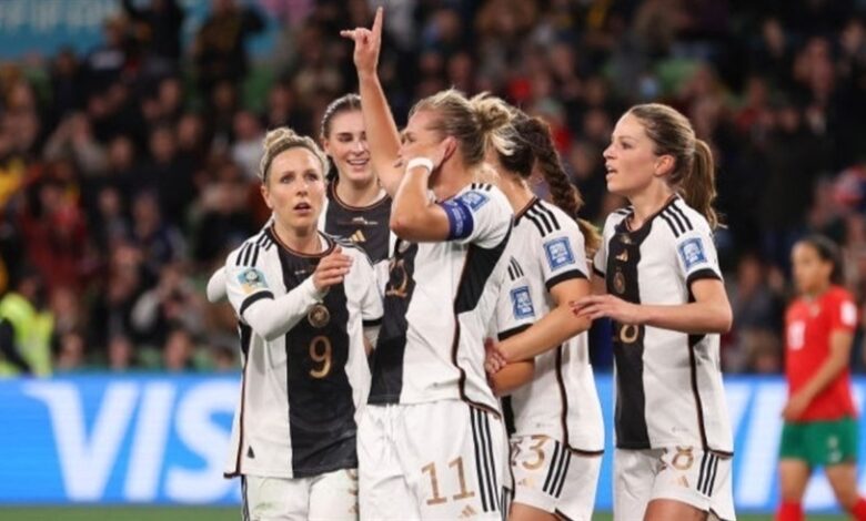 ألمانيا تمزق شباك المغرب بسداسية نظيفة في مونديال السيدات