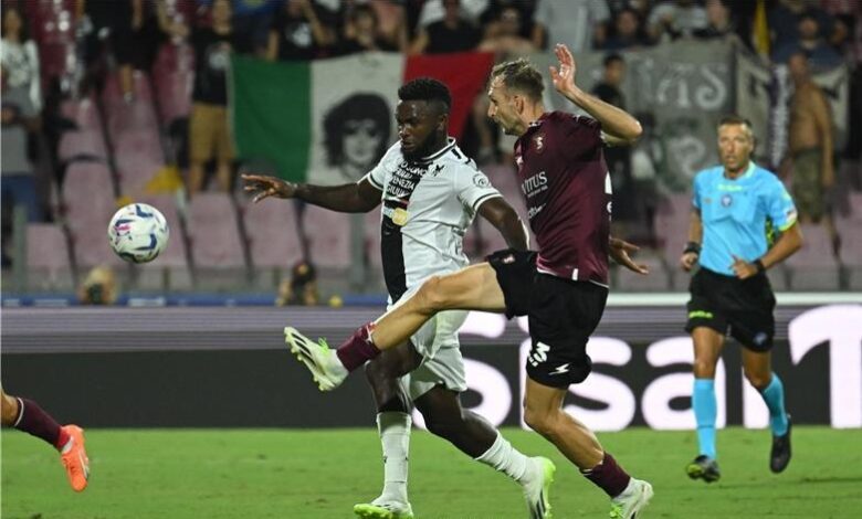 أودينيزي وساليرنيتانا يتعادلان 1-1 في الدوري الإيطالي