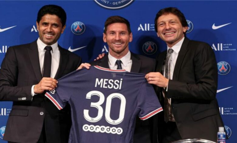 ميسي والخليفي