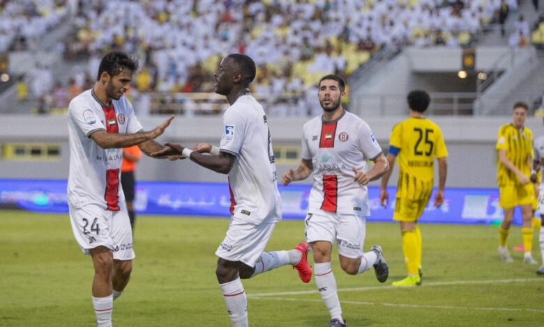 الجزيرة يقسو على اتحاد كلباء 4-0 في الدوري الإماراتي