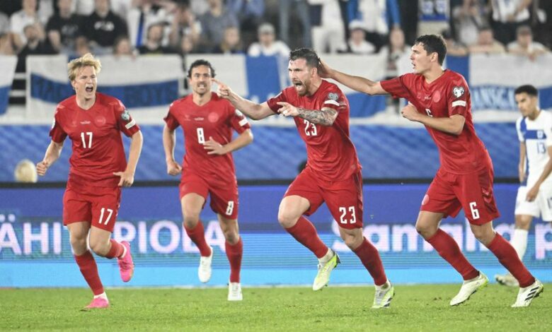الدنمارك يصعق فنلندا على ملعبها 1-0 في تصفيات «يورو 2024»