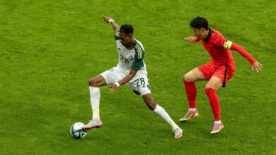 المنتخب السعودي يواصل هزائمه مع مانشيني ويسقط أمام كوريا الجنوبية 1-0