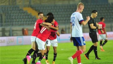 منتخب مصر الأولمبي يفوز على روسيا للمحليين 2-1 وديا