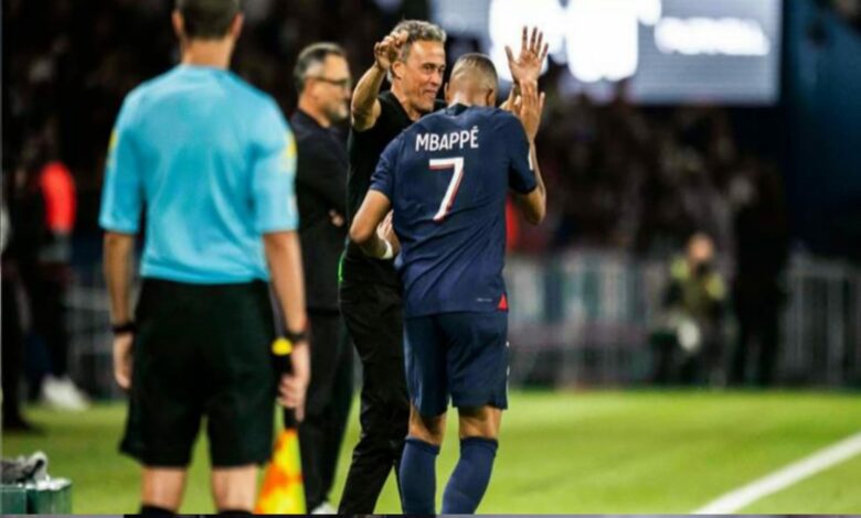 لويس إنريكي ومبابي