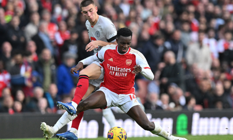 «هاتريك» نيكيتاه يقود أرسنال لاكتساح شيفيلد 5-0 بمشاركة النني