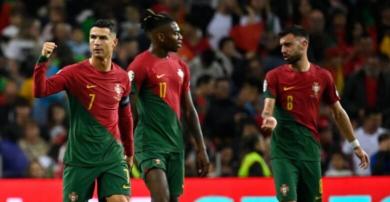البرتغال تحقق فوزا مثيرا على سلوفاكيا 3-2 وتحجز مقعدها في نهائيات اليورو