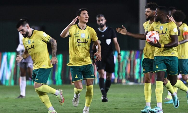 الخليج يستعيد توازنه ويفوز على الطائي 3-1 ومحمد شريف يسجل