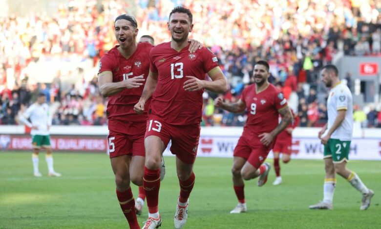 صربيا تتعادل مع بلغاريا 2-2 وتتأهل لـ «يورو 2024»