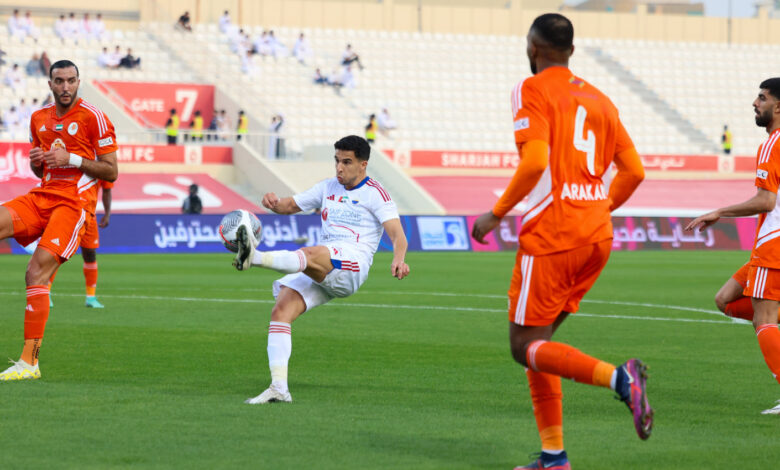 الشارقة يواصل نزيف النقاط ويتعادل مع عجمان 1-1