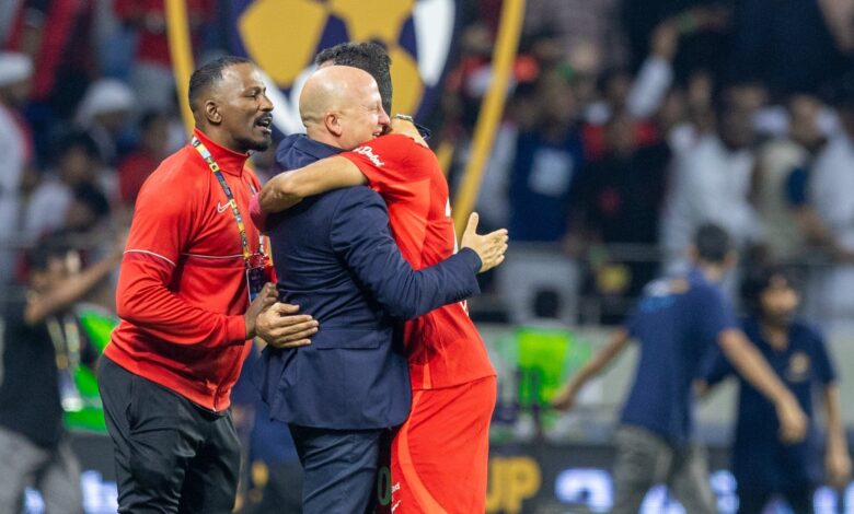 مدرب شباب الأهلي: شخصية اللاعبين القوية سبب اكتساح الشارقة بسداسية