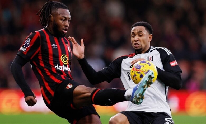 بورنموث يواصل نتائجه الجيدة ويعمق جراح فولهام