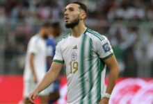 أمين جويري يغيب عن منتخب الجزائر في أمم إفريقيا بسبب الإصابة