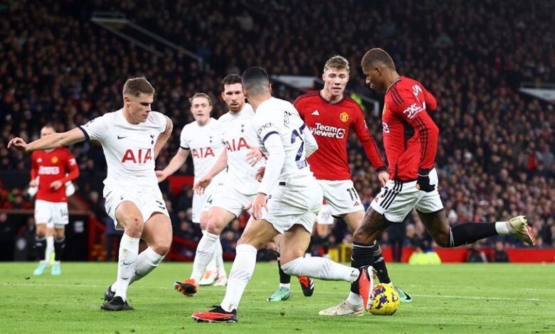 التعادل 2-2 يفرض نفسه على قمة مانشستر يونايتد وتوتنهام