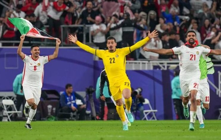 الأردن تحقق إنجازا تاريخيا وتتأهل لنهائي كاس آسيا على حساب كوريا الجنوبية