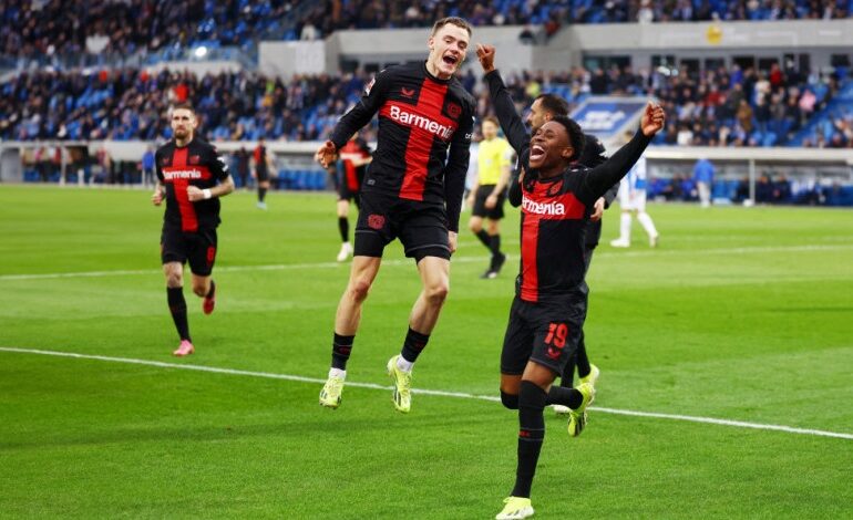 ليفركوزن يفوز على دارمشتات 2-0 ويواصل صدراة البوندسليجا