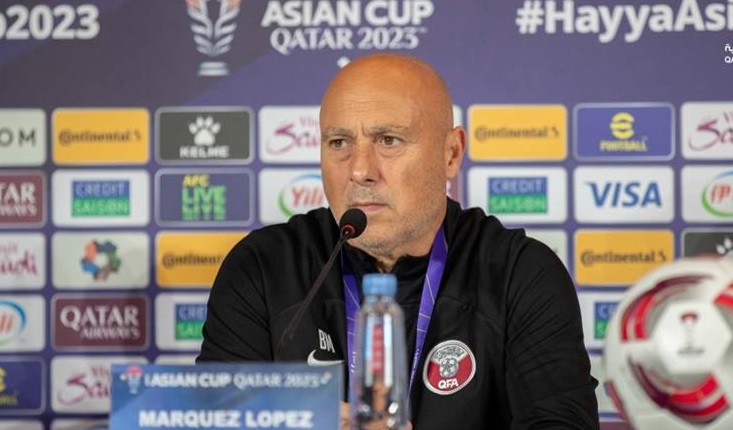 مدرب قطر: الجماهير كلمة السر في التأهل للنهائي ومواجهة الأردن ليست سهلة