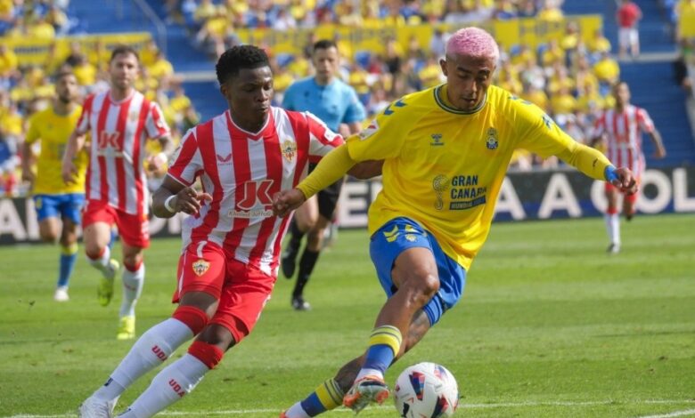 ألميريا يحقق فوزه الأول في الدوري الإسباني على حساب لاس بالماس