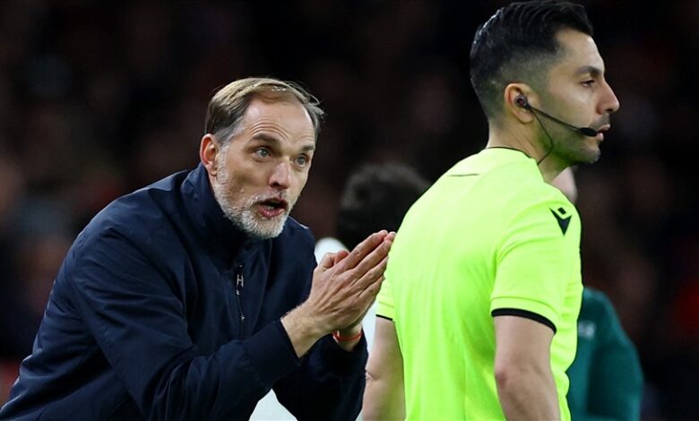 توماس توخيل غاضب من حكم مباراة البايرن وأرسنال