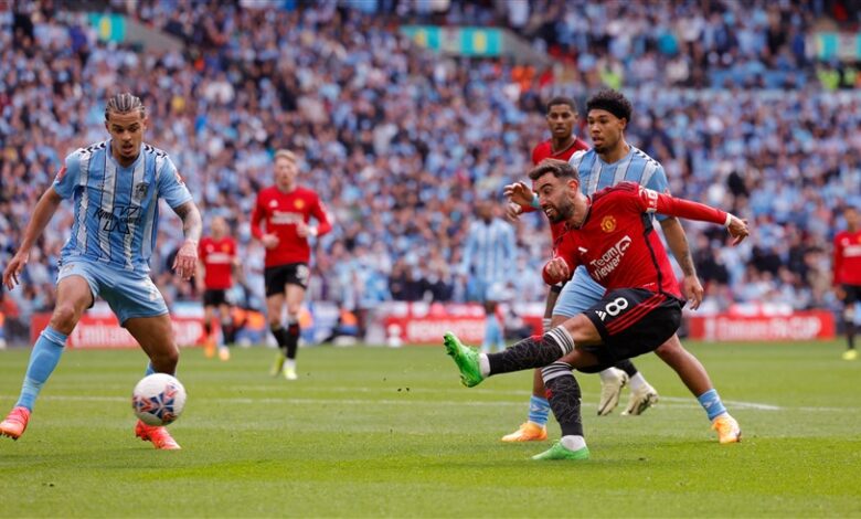 مانشستر يونايتد يتخطى كوفنتري 4-2 بركلات الترجيح ويواجه السيتي في نهائي الكأس