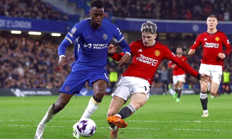 تشيلسي يحقق فوزا مثيرا على مانشستر يونايتد في مباراة مجنونة