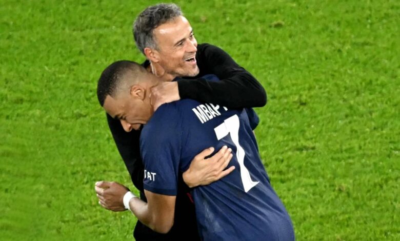 لويس إنريكي يؤكد مشاركة مبابي في نهائي كأس فرنسا