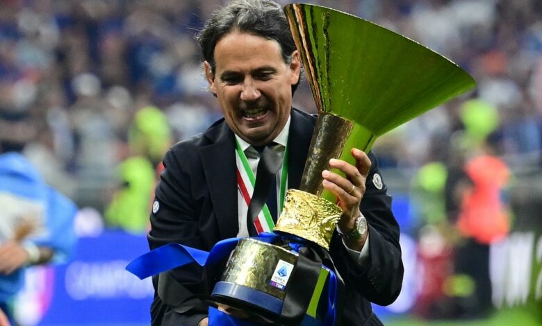 إنزاجي أفضل مدرب بالدوري الإيطالي بعد قيادة الإنتر لإحراز اللقب