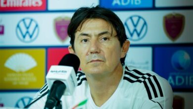 مدرب الوحدة: جاهزون لمباراة القمة أمام العين