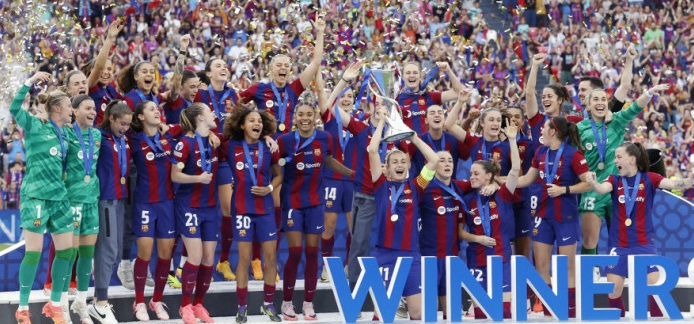 سيدات برشلونة يحتفظن بلقب دوري أبطال أوروبا على حساب ليون