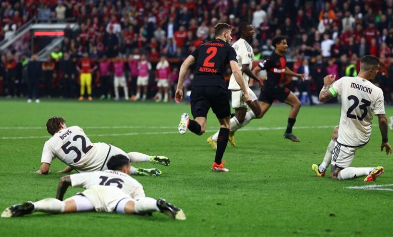ليفركوزن ينتفض أمام روما ويتأهل لنهائي اليورباليج ويحافظ على سجله التاريخي