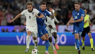 إنجلترا تتعادل بدون أهداف مع سلوفينيا وتحافظ على صدارة المجموعة الثالثة