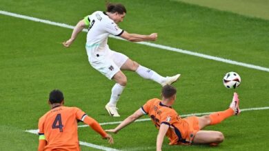 النمسا تفوز على هولندا 3-2 وتقتنص صدارة المجموعة الرابعة