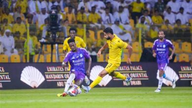 الوصل يفوز على النصر 2-0 في ليلة التتويج بالدوري الإماراتي
