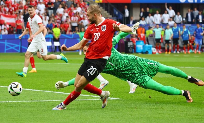 بولندا تسقط أمام النمسا 3-1 بمشاركة ليفاندوفسكي