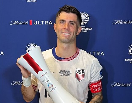 بوليسيتش أفضل لاعب بمباراة الولايات المتحدة وبوليفيا