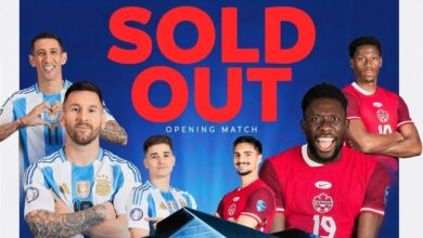 نفاذ تذاكر مباراة الأرجنتين وكندا في كوبا أمريكا